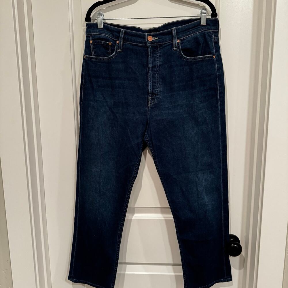 MOTHER Denim The Tomcat Snipped in the Bud dark denim women size 34